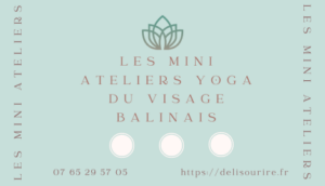 forfait mini ateliers yoga du visage Balinais